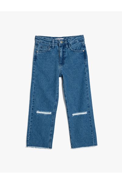 Koton Jeanshose für Mädchen Indigo 5wkg40087ad