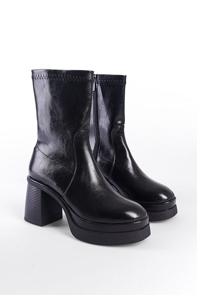 Capone Outfitters Γυναικείες μπότες με στρογγυλό τακούνι