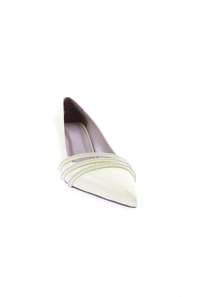 DGN Pantofi cu toc calice cu vârf ascuțit de piatră argintie pentru femei Lemon 43262821