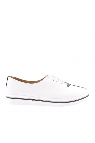 DGN Women's 095 Model - Comfort Thick Sole and Laced Shoes