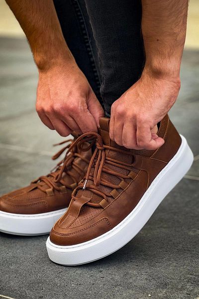 TB Terzi Bey Tb159 Cbt Saturn Men's Shoes Taba