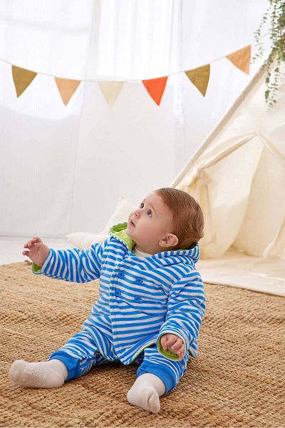 Miny Center Baby Boy Jacket Blue