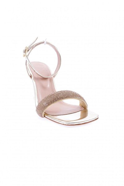 DGN Pantofi cu toc pentru femei Silver Stone, aurii deschis 627223382