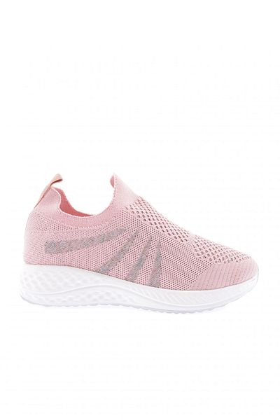 DGN Pantofi pantofi cu laser cu sclipici pe laterale de damă fucsia 94321097