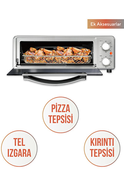 KUMTEL Mini Pizza Fırını Ve Hava Fritözü Hpo-01
