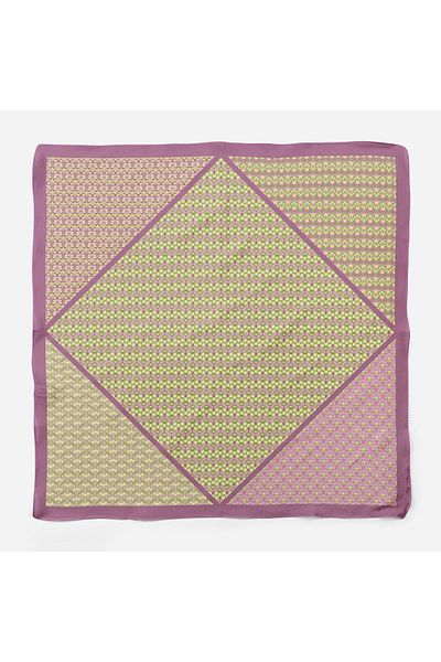 Modabutik Bandană cu model de flori crocante 70x70 - Dg10489_01