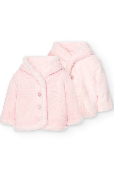 Boboli Baby Girl Jacket Light Pink
