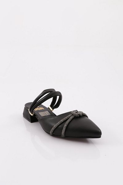 DGN Women's Ballerinas with Black Stone Detail - 61032328