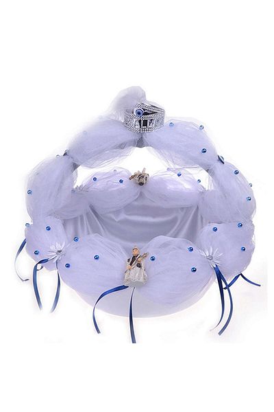 Cansüs Zero Land - Tulle Circumcision Basket White Lzwdr