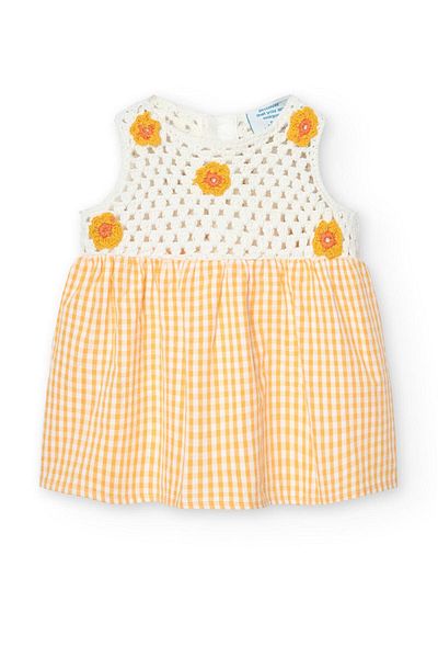Boboli Baby Girl Poplin Dress
