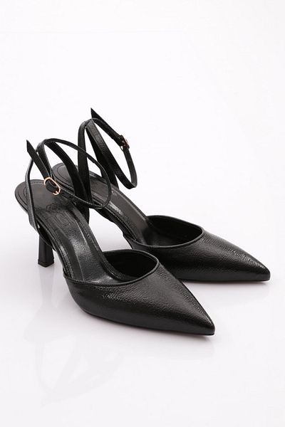 DGN 6082 Pantofi de seara cu siret la glezna pentru dama