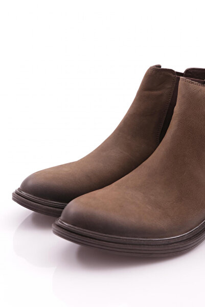 DGN Erkek Klasik Bot Haki Nubuk Hakiki Deri 1031623210