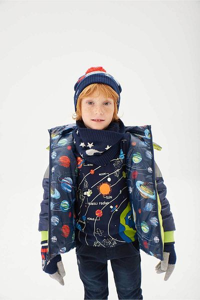 Boboli Boy's Coat Patterned