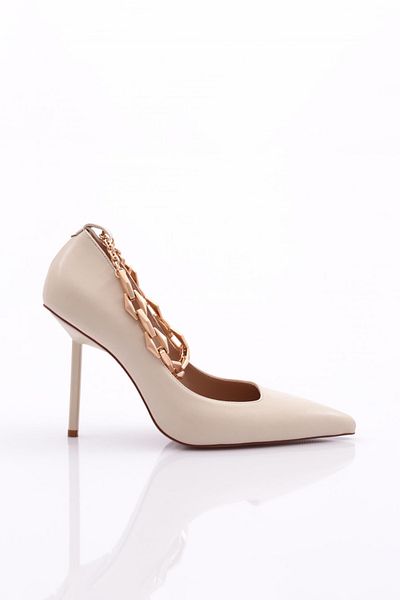 DGN Pantofi cu toc pentru femei de culoarea pielii - 56463557