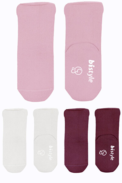 Biorganic Baby Girl 3-Piece Socks