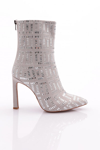 DGN Cizme de damă cu toc Silver Stone 39733210