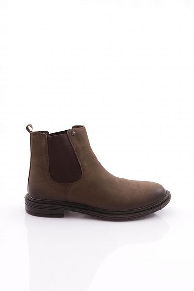 DGN Ανδρικές Κλασικές Μπότες Χακί Nubuck Γνήσιο δέρμα 1031623210