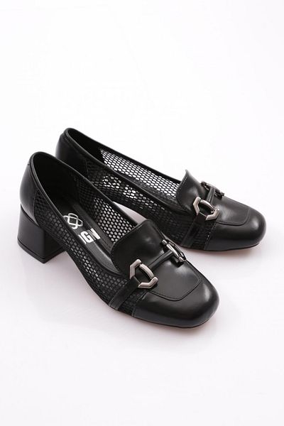 DGN Women's Metal Accessory 6552 Model Heeled Shoes