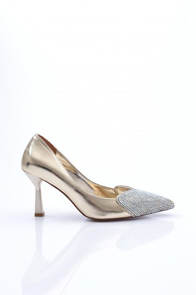 DGN 7051 Pantofi cu toc de piatră pentru femei