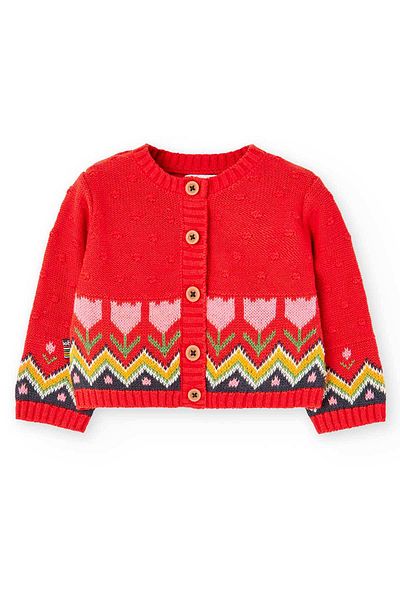 Boboli Baby Girl Jacket Red