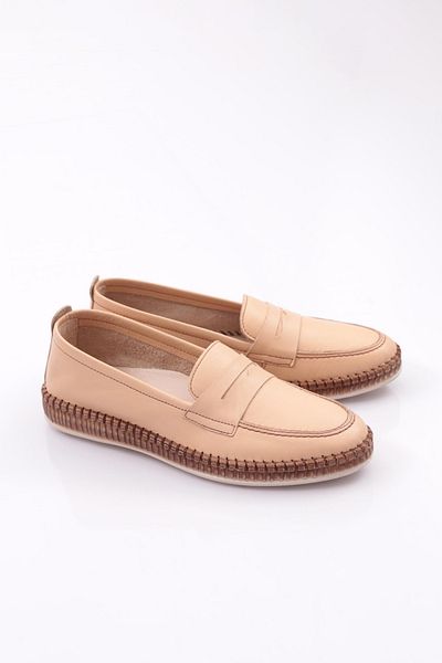 DGN Μπεζ Γυναικείο Loafer 26632623