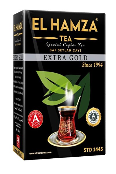 HİLALPAK El Hamza Tea Extra Gold 1 Adet 800 Gr'lık Ithal Çay ( %100 Special S...