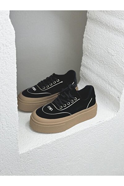 Guja 25K330 ÖNÜ TAŞ DETAYLI KADİFE SNEAKER SPOR AYAKKABI KADIN