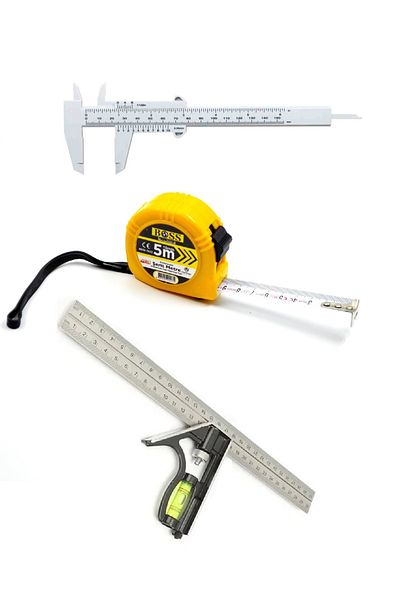 Depolife 5 Meter Spirit Level Angled Combination - Carpenter, Engineer, Architect Hand Tool Set