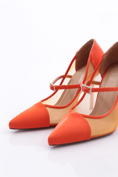 DGN Orange Women's Heeled Shoes - Opening 56583557