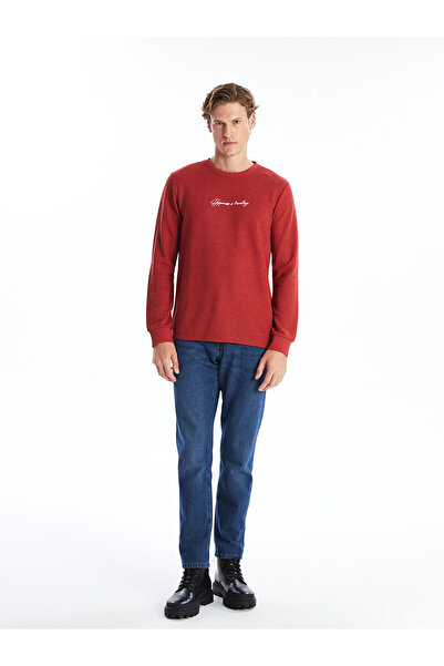 LC Waikiki Ανδρικό φούτερ με μακρυμάνικη λαιμόκοψη