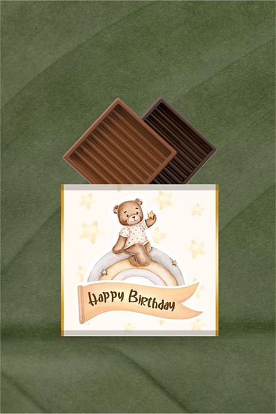 neşeli günlerim Teddy Bear Themed Chocolate Wrap *20pcs