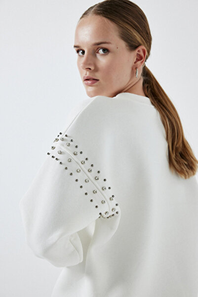 Touché Privé Hanorac OVERSIZE CU DETALIU DE PIATRA