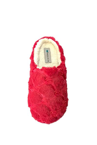 walkie Rosa Red House Slippers