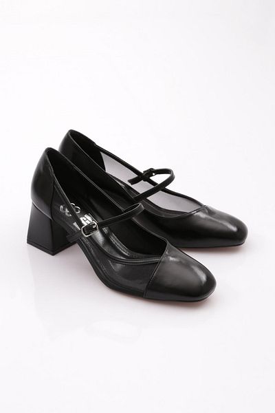 DGN 6802 Pantofi cu toc cu curele superioare pentru femei