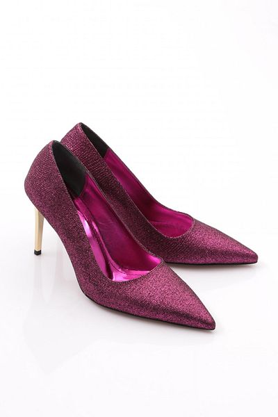 DGN Pantofi cu toc de damă cu vârf ascuțit Fuchsia Toro 210635910