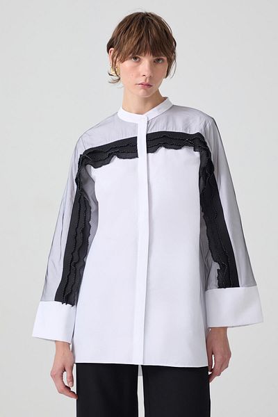 Touché Privé Tule Detailed Shirt