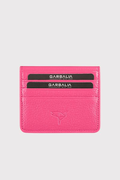 Garbalia Argenta Genuine Leather Fuchsia Card Holder Wallet