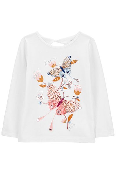 Carter's Little Girl's T-shirt Cream