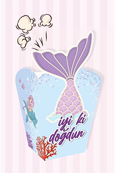 neşeli günlerim Cutie Popcorn cu 8 bucăți Mermaid - EGYPT