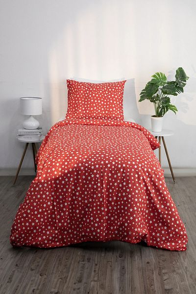 FAVORA Set cuvertură de pilota Mimosa Cotton Ranforce - Roșu