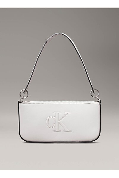 Calvin Klein حقيبة كتف نسائية إكرو 25x13x4 سم K60K 612725 PCJ