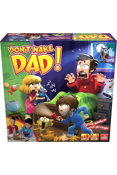Goliath Sshh, Don't Wake Dad! | Tip-Toe Quietly or You'll Get Caught! | Kids Action and Reflex Game
