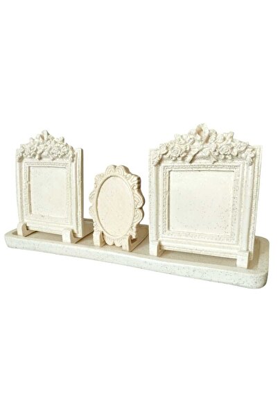 Hediyemiks Çerçeve Fotoğraf Dekoratif Ve Hediyelik Işıltılı Kare Obje Set 3 1...