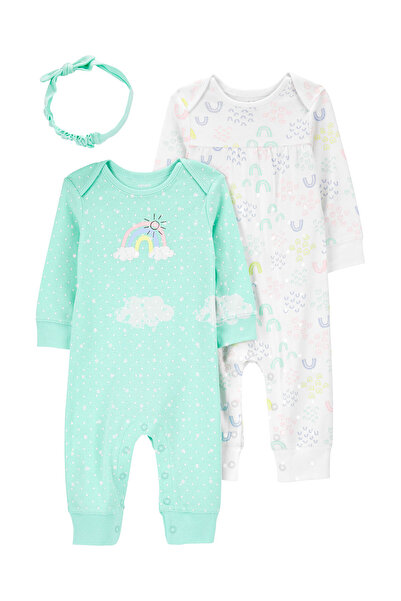 Carter's Kız Bebek Tulumlu Set