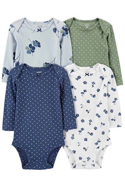 Carter's Kız Bebek Uzun Kollu 4'lü Body Set