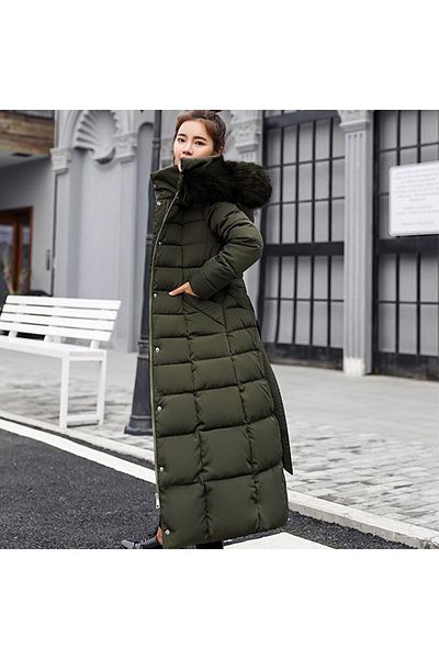 Barbora Daily Winter Full Length Puffer Women's Coat