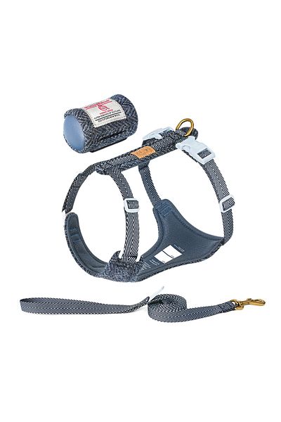 True Love Wool Denim Chest Collar Set