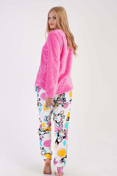 VİENETTA Welsoft ροζ μακρυμάνικη γυναικεία πιτζάμες - C5T8N0O303