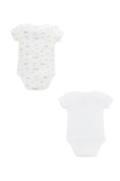 Miny Center Unisex Baby 2-Piece Body Set