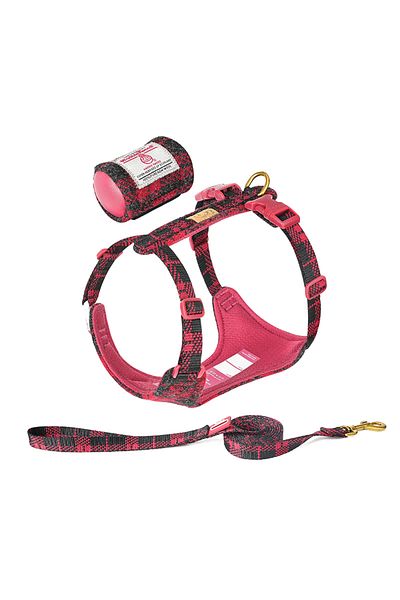 True Love Wool Chili Chest Collar Set